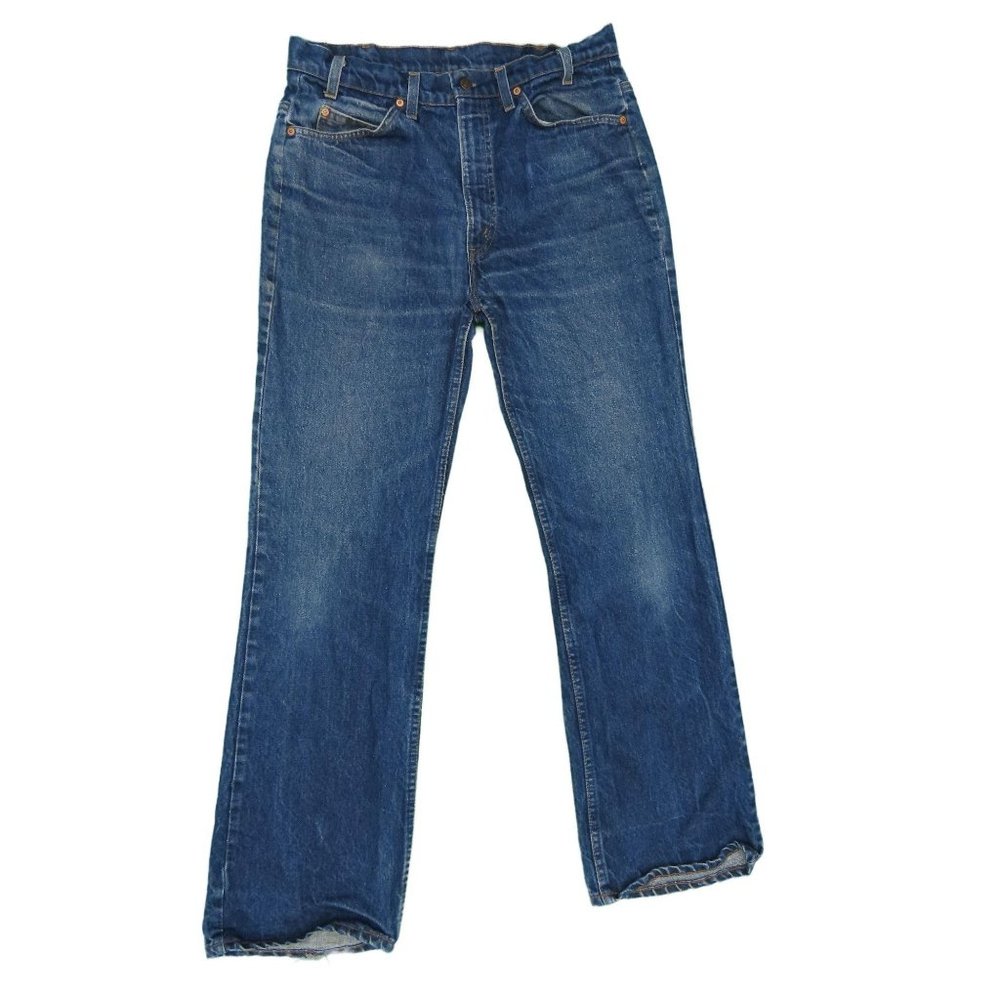 1970s Vintage Levis 517 Orange Tab Jeans 34x31